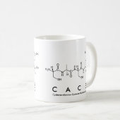 Mug du nom du peptide cace (Devant droit)