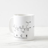 Mug du nom du peptide cace (Devant gauche)