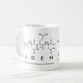 Mug du nom du peptide Caden (Devant gauche)