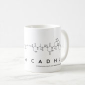 Mug du nom du peptide Cadhla (Devant droit)