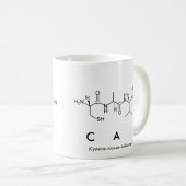 Mug du nom du peptide Cai (Devant droit)