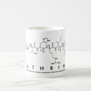 Mug du nom du peptide cathrine
