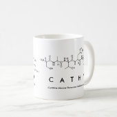 Mug du nom du peptide Cathy (Devant droit)