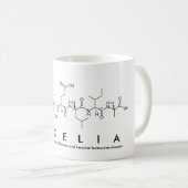 Mug du nom du peptide Cecelia (Devant droit)