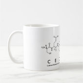 Mug du nom du peptide Cecilia (Gauche)
