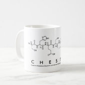 Mug du nom du peptide chanceux (Devant gauche)
