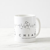 Mug du nom du peptide Chiara (Devant droit)