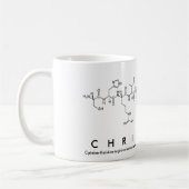Mug du nom du peptide chrétien (Gauche)