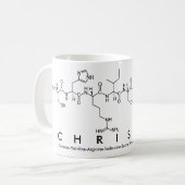 Mug du nom du peptide Christel (Devant gauche)
