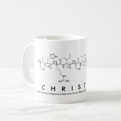 Mug du nom du peptide Christiane (Devant gauche)