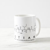 Mug du nom du peptide Cristian (Devant droit)