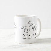 Mug du nom du peptide cygne (Devant droit)