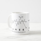 Mug du nom du peptide Danek (Devant gauche)