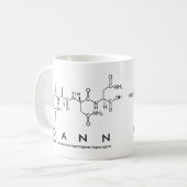 Mug du nom du peptide Dann (Devant gauche)
