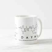 Mug du nom du peptide Dayne (Devant droit)