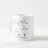 Mug du nom du peptide de base (Devant gauche)