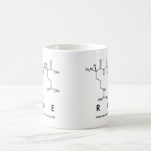 Mug du nom du peptide de base (Centre)