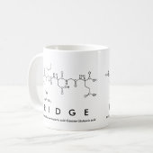 Mug du nom du peptide de crête (Devant gauche)