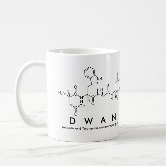 Mug du nom du peptide de Dwan (Gauche)