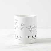Mug du nom du peptide de Farrah (Centre)