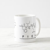 Mug du nom du peptide de Fien (Devant droit)