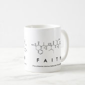 Mug du nom du peptide de foi (Devant droit)