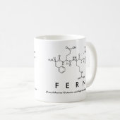 Mug du nom du peptide de foune (Devant droit)
