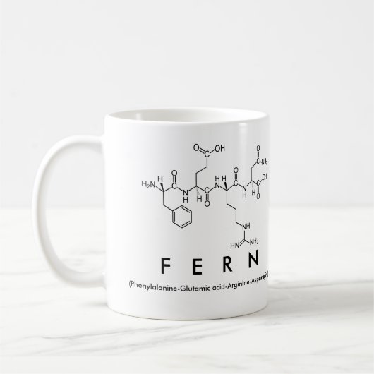 Mug du nom du peptide de foune (Gauche)