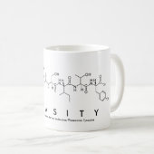 Mug du nom du peptide de la chaîne (Devant droit)