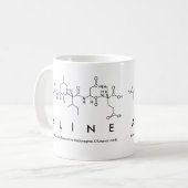Mug du nom du peptide de l'aline (Devant gauche)