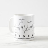 Mug du nom du peptide de l'ernestine (Devant gauche)