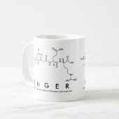 Mug du nom du peptide de l'ger (Devant gauche)