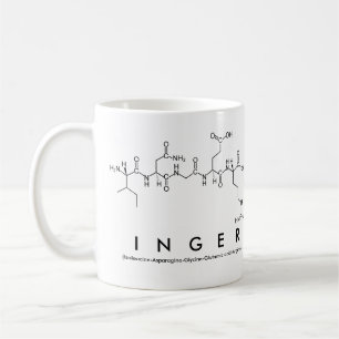 Mug du nom du peptide de l'ger