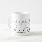 Mug du nom du peptide de ligne (Devant gauche)