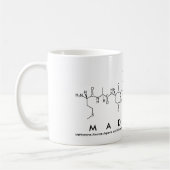 Mug du nom du peptide de Madeline (Gauche)
