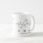 Mug du nom du peptide de pois (Devant droit)