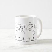 Mug du nom du peptide de quarantaine (Devant droit)