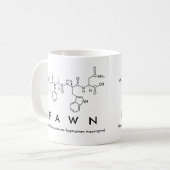 Mug du nom du peptide découvert (Devant gauche)