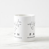 Mug du nom du peptide découvert (Centre)