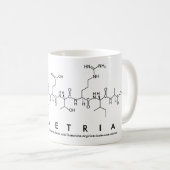 Mug du nom du peptide demetria (Devant droit)
