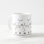 Mug du nom du peptide demetria (Devant gauche)