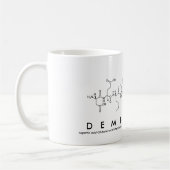 Mug du nom du peptide Demi-Leigh (Gauche)