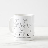 Mug du nom du peptide Derek (Devant gauche)