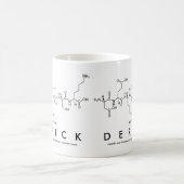 Mug du nom du peptide derick (Centre)