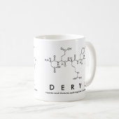 Mug du nom du peptide deryl (Devant droit)