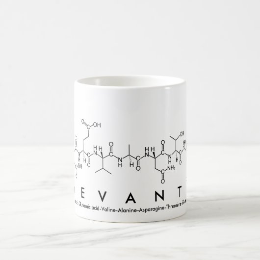 Mug du nom du peptide Devante (Centre)