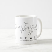 Mug du nom du peptide Dewitt (Devant droit)
