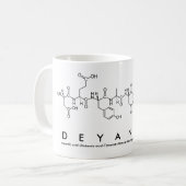 Mug du nom du peptide Deyanira (Devant gauche)
