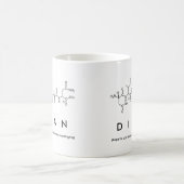 Mug du nom du peptide Dian (Centre)