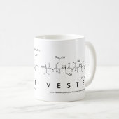Mug du nom du peptide du ester (Devant droit)